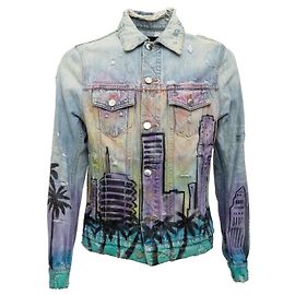 Chaqueta vaquera desgastada 'Hollywood' Amiri
