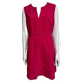 Diane Von Furstenberg Vestido de jersey DvF Fleur en color fucsia.