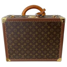 Louis Vuitton Valigia Cotteville 40 Marrone Tela