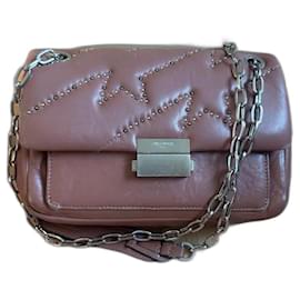 Borsa a tracolla Zadig & Voltaire Ziggy Stardust in Pelle Marrone Chiaro