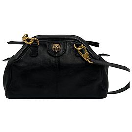 Gucci Rebelle GG Marmont shoulder bag black / good