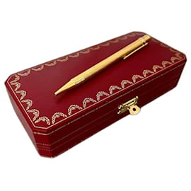 Penna a sfera Cartier Must De Cartier Trinity Ring placcata oro