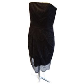 Vestido By Malene Birger de encaje negro tipo corsé