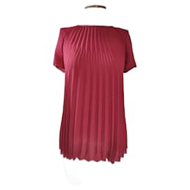 Top plissé rosa scuro Cos