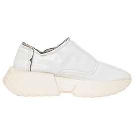 Maison Martin Margiela MM6 Maison Margiela Chunky Slip-On Sneakers in jersey spalmato bianco