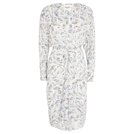 Isabel Marant Etoile Danalia Ecru Block Print Kleid