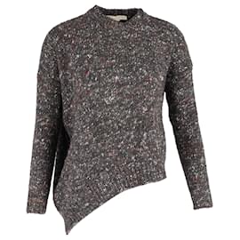 Asymmetrischer Pullover von Stella McCartney aus grauer Wolle - Stella Mc Cartney