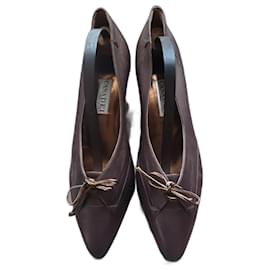 Casadei Pumps aus Leder Bronze