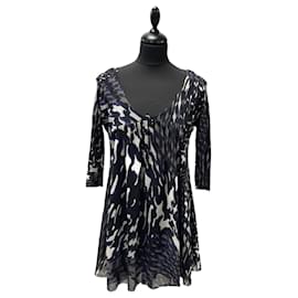 Autre Marque Blusón Negro y Blanco