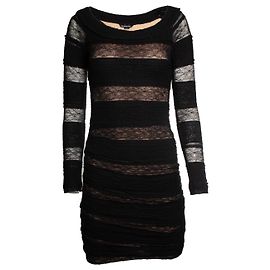 Alexander Wang, vestido de renda em preto