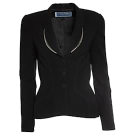 Thierry Mugler, Hourglass-Blazer in Schwarz