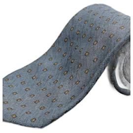 Corbata Gris con Puntos Amarillos - Autre Marque