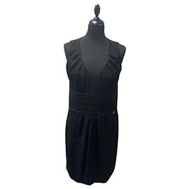 Vestido negro de lana Roberto Cavalli