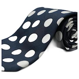 Corbata Negra con Topos Blancos - Autre Marque