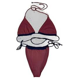Prada Bikini Dunkelrot
