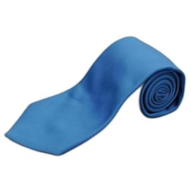 Cravatta Soloio in seta blu a righe - Autre Marque