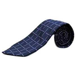 Corbata Azul a Rayas Moradas - Autre Marque