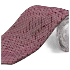 Corbata Granate a Cuadros - Autre Marque