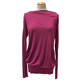Vestido Iceberg Morado de Viscosa con Manga Larga