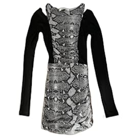 Pierre Balmain Kleid grau Viscose