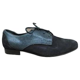 Décolleté Minelli Derby in pelle nera