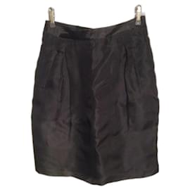 Dolce & Gabbana Seidenrock Schwarz