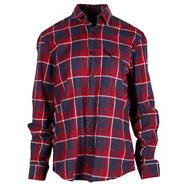 Camicia Hugo Boss a quadri Regular Fit in cotone Rosso