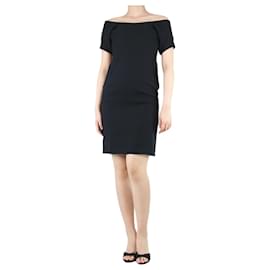 Black wide-neck dress - size UK 8 - Jil Sander
