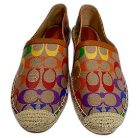 Espadrillas Coach in pelle multicolore taglia 39
