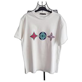 T-shirt Louis Vuitton bianco in cotone