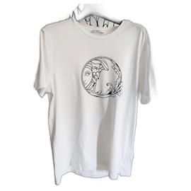 Maglietta bianca in cotone Gianni Versace