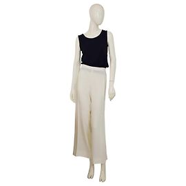 Marina Rinaldi Pantalon large blanc de ville
