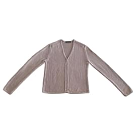 Seidenstrickjacke in Grau T.S oder 36-38 von Adolfo Dominguez.