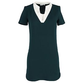 Sandro Paris Raquel Kleid aus grünem Polyester