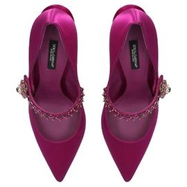Décolleté Dolce & Gabbana in pelle viola 37