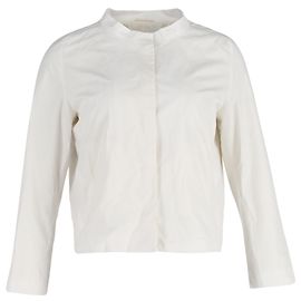 Chaqueta Corta Jil Sander de Seda Blanca