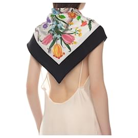 Foulard Gucci in seta multicolore