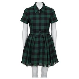 Abito Christian Dior in lana verde