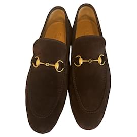 Gucci Jordaan Loafer Dunkelbraun Hirschleder