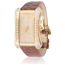 Carl F. Bucherer Alacria Regina 10702.01.90.11 Orologio da donna 18in oro giallo 14 kt