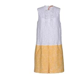 No 21 Kleid aus Baumwolle Gelb