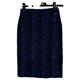 Chanel Falda de tweed Lesage de 4K$