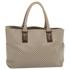 BOTTEGA VENETA Bolso Tote PVC Beige Auth bs13924 - Autre Marque