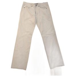 Autre Marque Pantaloni New Man Beige in Cotone Taglia 42