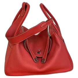 Borsa Hermès Lindy 34 Rossa
