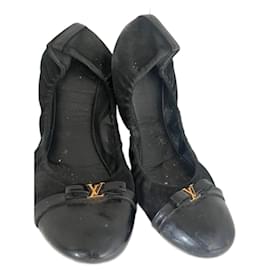 Bailarinas Louis Vuitton de piel negra 41