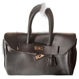 Borsa a mano Mac Douglas in pelle nera