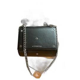 Givenchy Pandora Box Handtasche aus schwarzem Leder