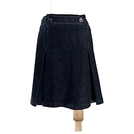Marella iBlues Teniss Midi Denim Rock Navy Blue