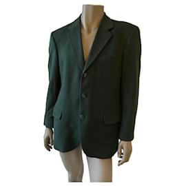 Courreges Courrèges Blazer dunkelgrün aus Wolle und Kaschmir